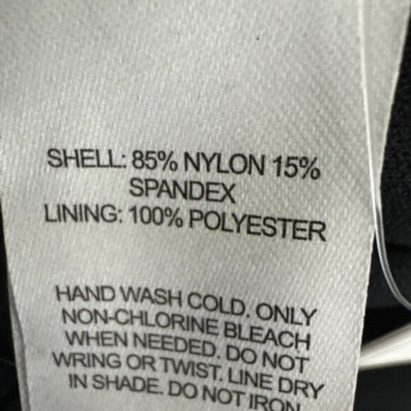 Salt + Cove Junior XS Ribbed Plunge Halter Tankini Top Black NWT 9401 - Picture 13 of 16